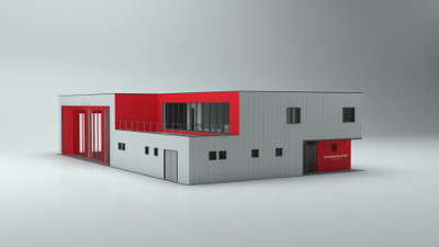 Fassade – Vertikale Platten